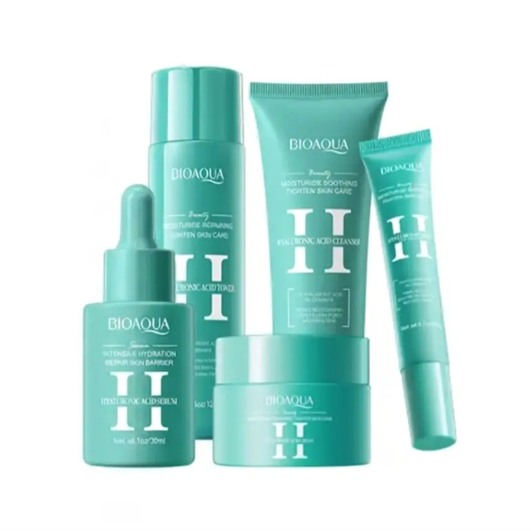 Kit Facial Bioaqua De Acido Hyalurónico 4