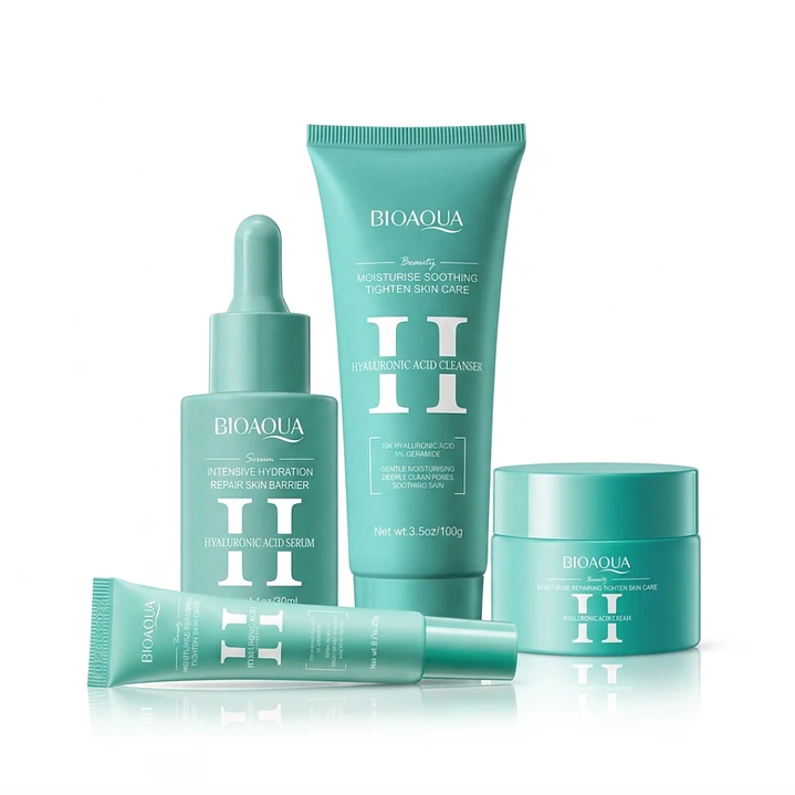 Kit Facial Bioaqua De Acido Hyalurónico 5
