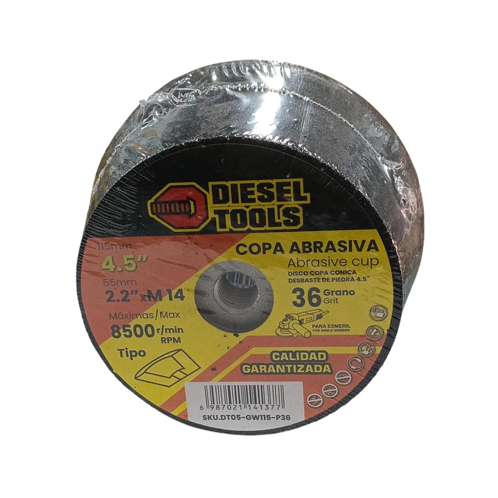Disco Copa Cónica De Piedra Para Pulir 1