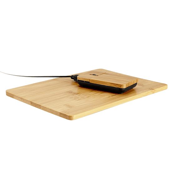 Set Mouse + Pad de Bamboo