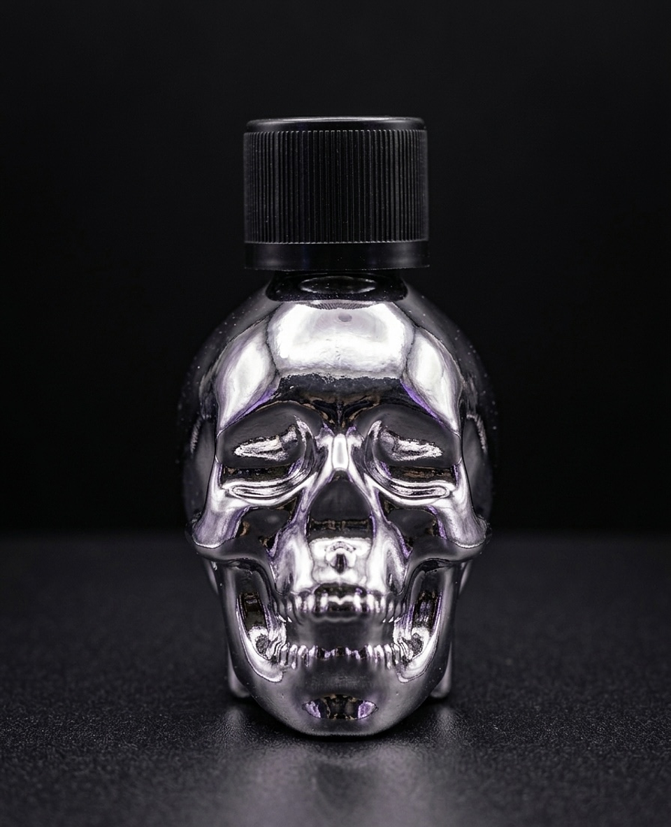 POPPER AMYL  SILVER SKULL 1