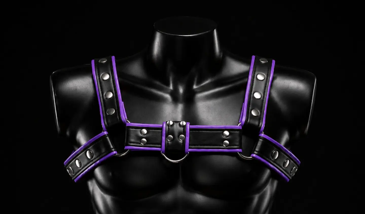 ARNES EN CUERO NEGRO MORADO 1