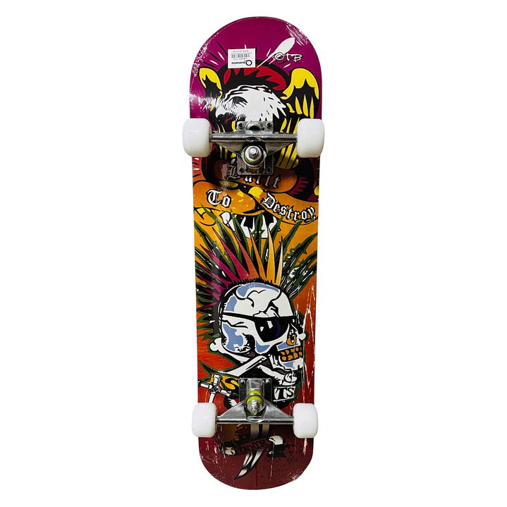 Skate Completo de Maple 80 cm ABEC-7 | Patineta Nivel Intermedio 10