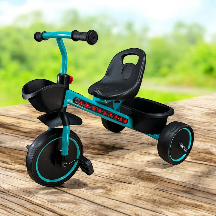 Triciclo Metalico Luminoso para Niños  1