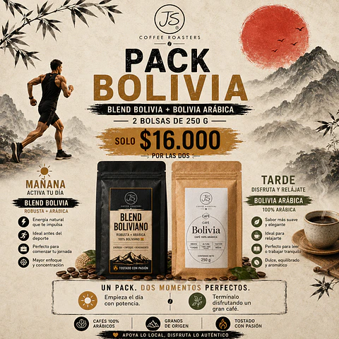 Pack Bolivia  250 grs c/u-