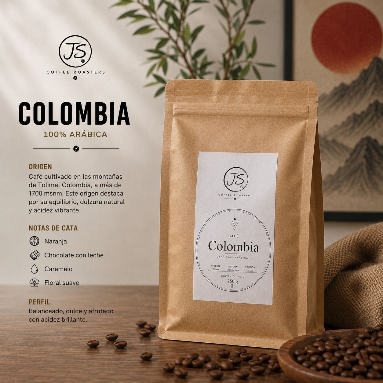 Café Colombia 250 grs