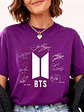 Polera firmas BTS - Miniatura 1