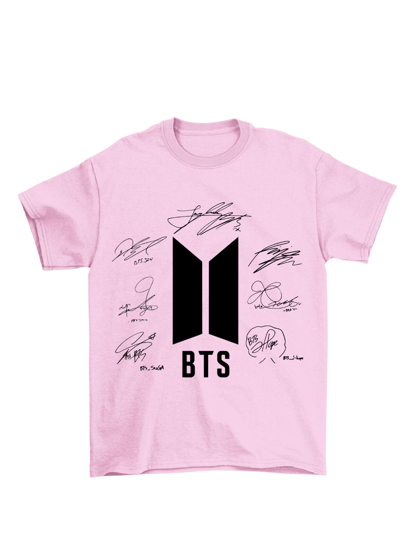 Polera firmas BTS 4