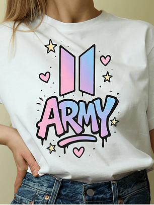 Polera Army BTS