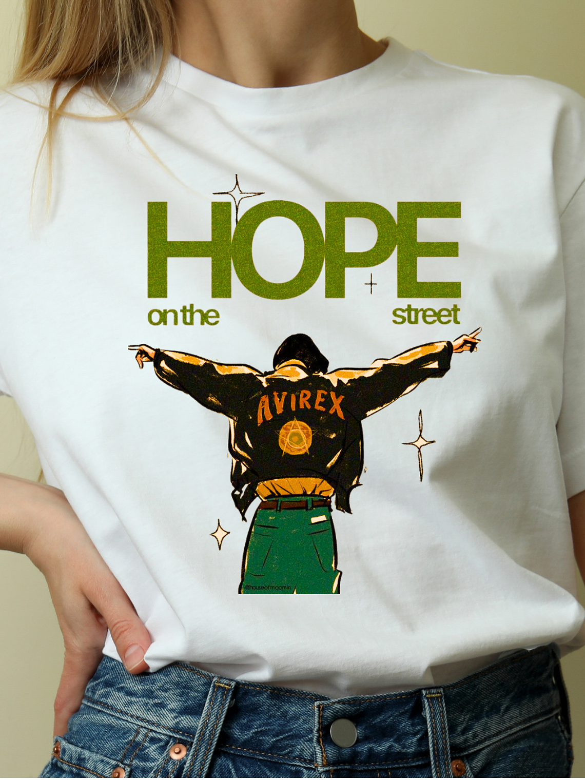 Polera Hope on the street 1