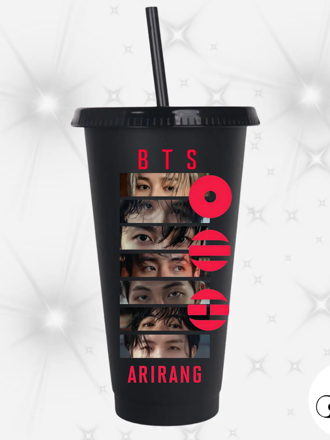 Vaso Bts Arirang Glitter 2