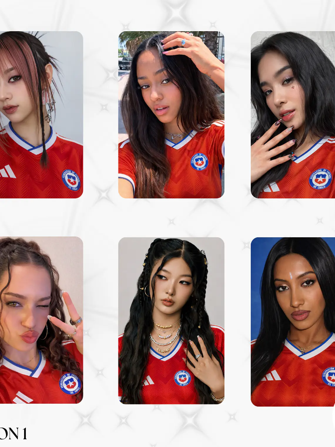 Pack photocard Katseye selección chilena  1
