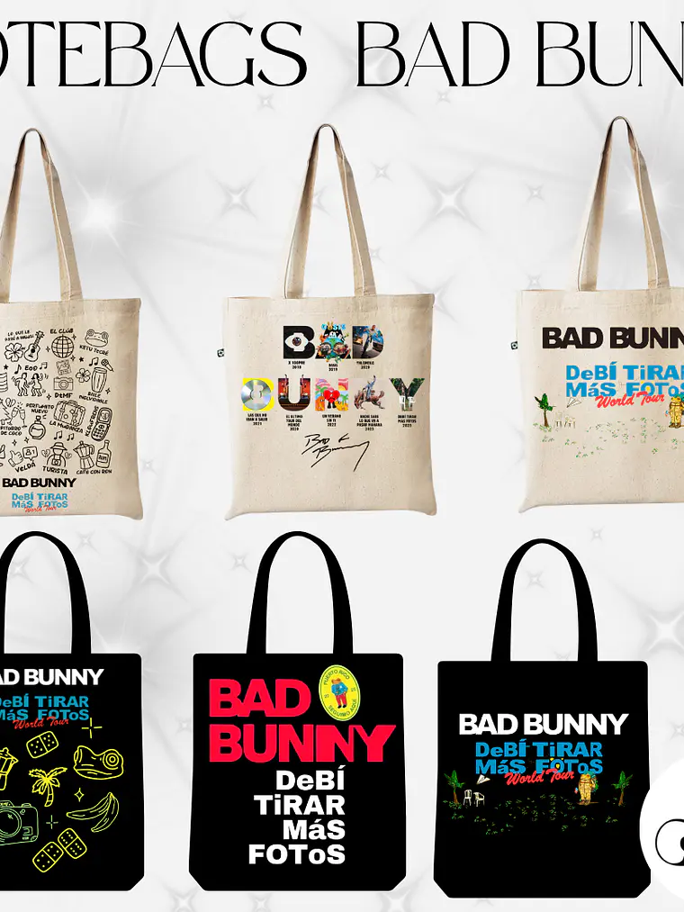 Totebag Bad Bunny 1