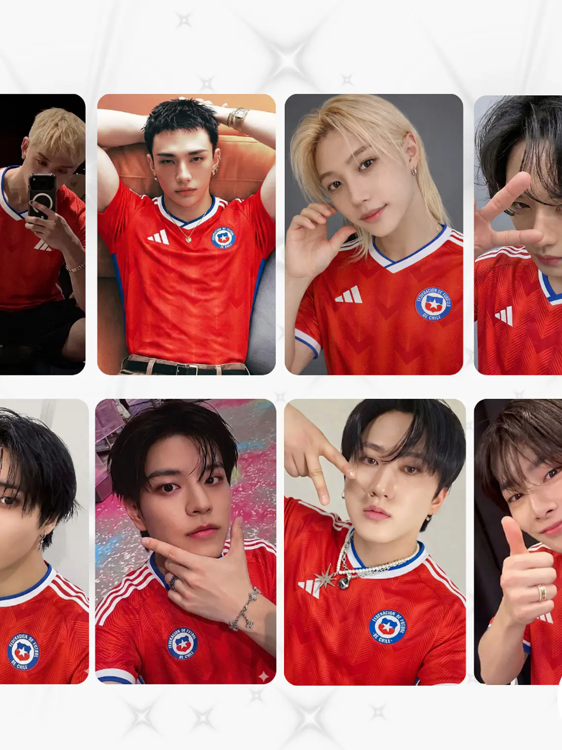 Pack photocard Stray Kids selección chilena  1