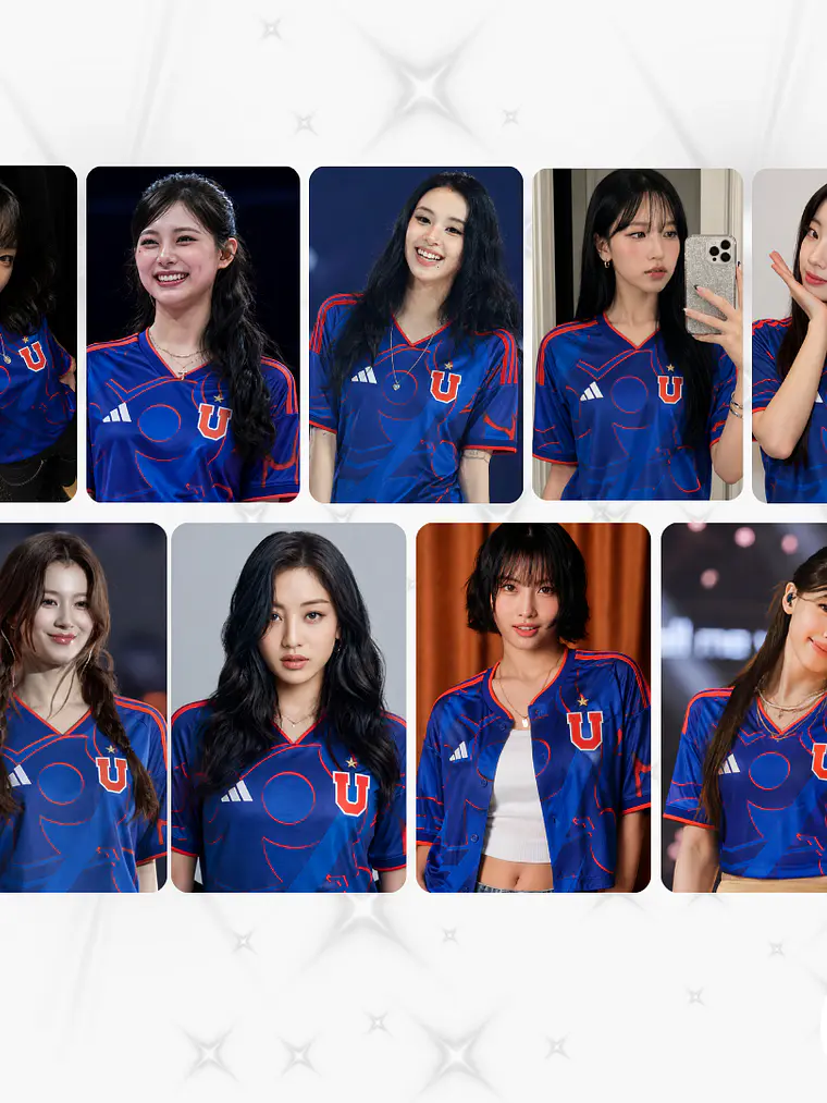 Pack photocard Twice Universidad de Chile 1