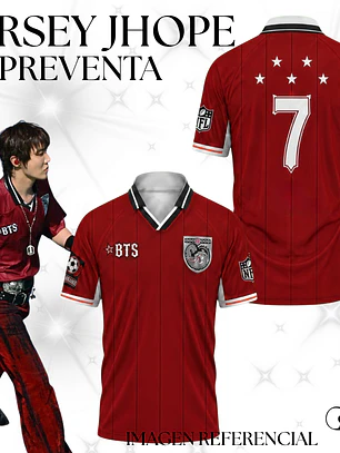 PREVENTA- Jerseys Jhope Bts