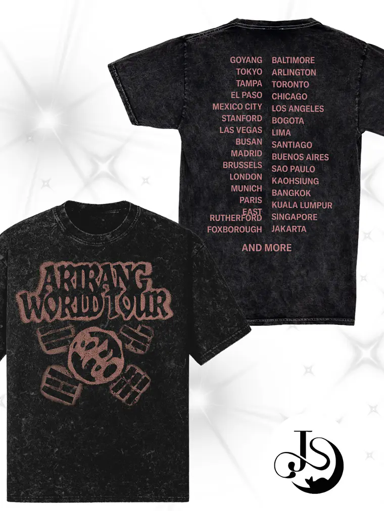 Polera acid wash Arirang Bts 1