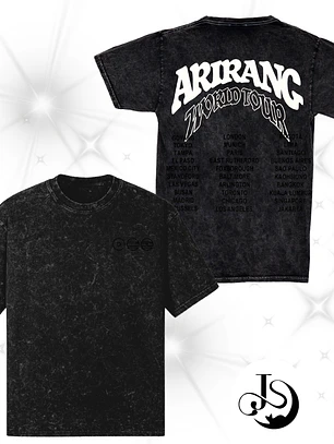 Polera Arirang Bts acid wash