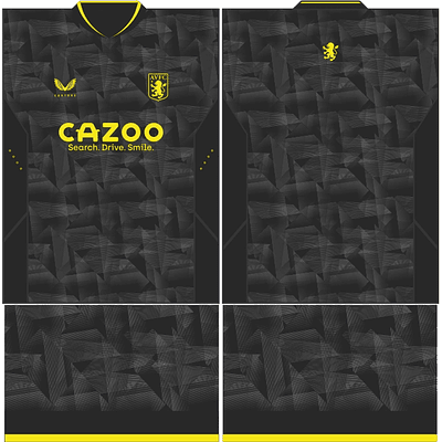 Arte Vetor Camisa Aston Villa 2022-23 Thrid