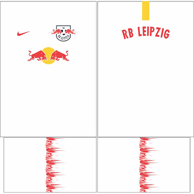 Arte Vetor Camisa RB Leipzig Local 2018-2019