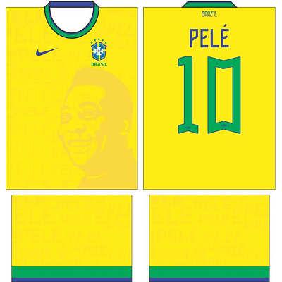 Arte Vetor Camisa Brasil Personalizada Pele 2023