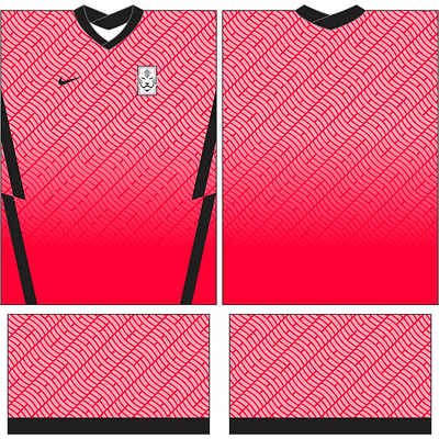 Arte Vetor Camisa Coreia do Sul Local 2020-2021