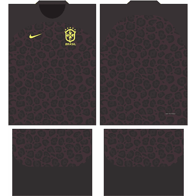 Arte Vetor Camisa Brasil Goleiro 2022-2023