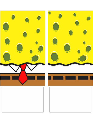 Arte Vetor Camisa Bob Esponja