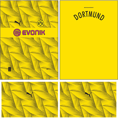 Arte Vetor Camisa Borussia Dortmund Cup 2023-24