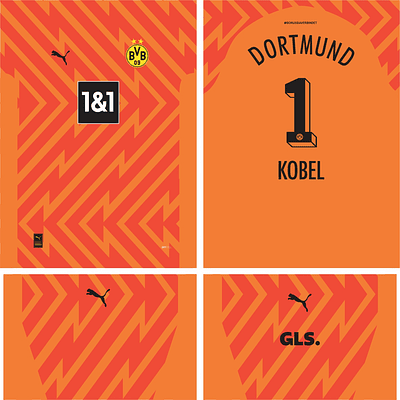 Arte Vetor Camisa Borussia Dortmund Goleiro II 2023-24