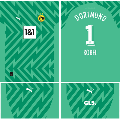 Arte Vetor Camisa Borussia Dortmund Goleiro III 2023-24