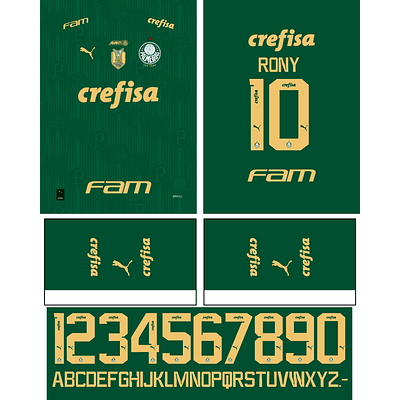 Arte Vetor Camisa  Palmeiras Local 2024.2025