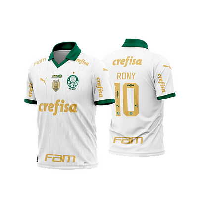 Arte Vetor Camisa  Palmeiras Visita 2024.2025