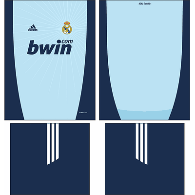 Arte Vetor Camisa Real Madrid Goleiro 2009-2010