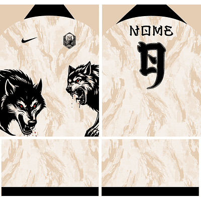 Arte Vetor Camisa InterClasse Lobos Mod-93