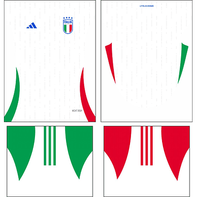 Arte Vetor Camisa Italia Visita 2024