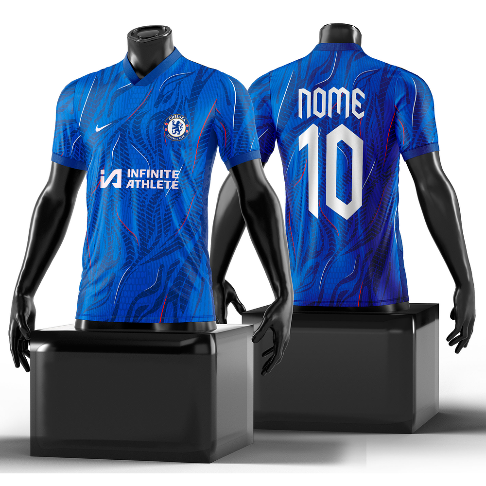 Arte Vetor Camisa Chelsea Fantasia 2024-25