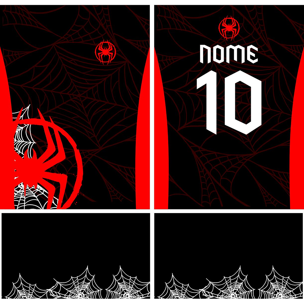 Arte Vetor Camisa InterClasse Aranha teiasMod-134