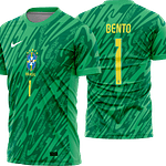 Arte Vetor Camisa Brasil Goleiro III 2024-25