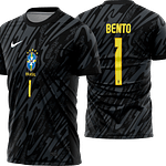 Arte Vetor Camisa Brasil Goleiro II 2024-25