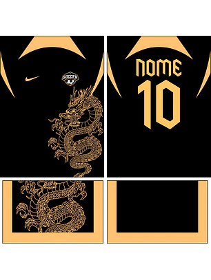 Arte Vetor Camisa InterClasse Dragão Mod-154