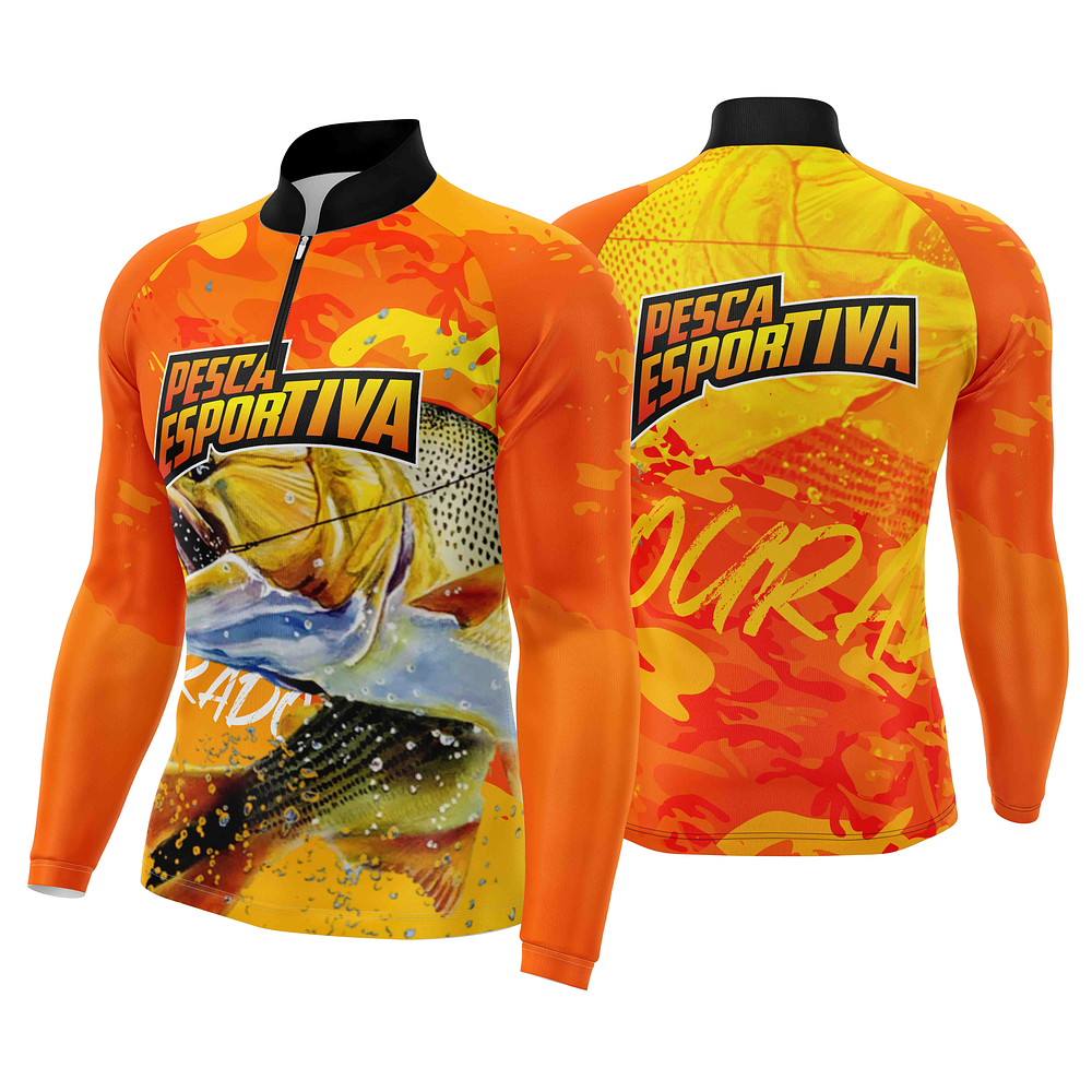 Arte estampa camisa Pesca Mod-0013