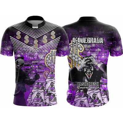 Arte estampa camisa Favela Coringa  Mod-0025