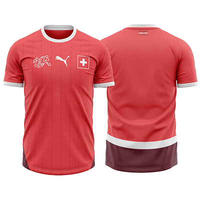 Arte Vetor Camisa Suiça Local 2024-2025