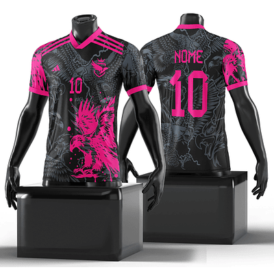 Arte Vetor Camisa InterClasse Aguia pink 24 Mod-163