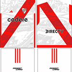 Arte Vetor Camisa River Plate Conceito 2024