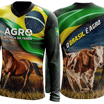 Arte estampa camisa Agro Mod-7