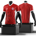 Arte Vetor Camisa Costa Rica Conceito 2024-1