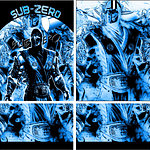 Arte Vetor Camisa Sub Zero Mortal Kombat Mod-193