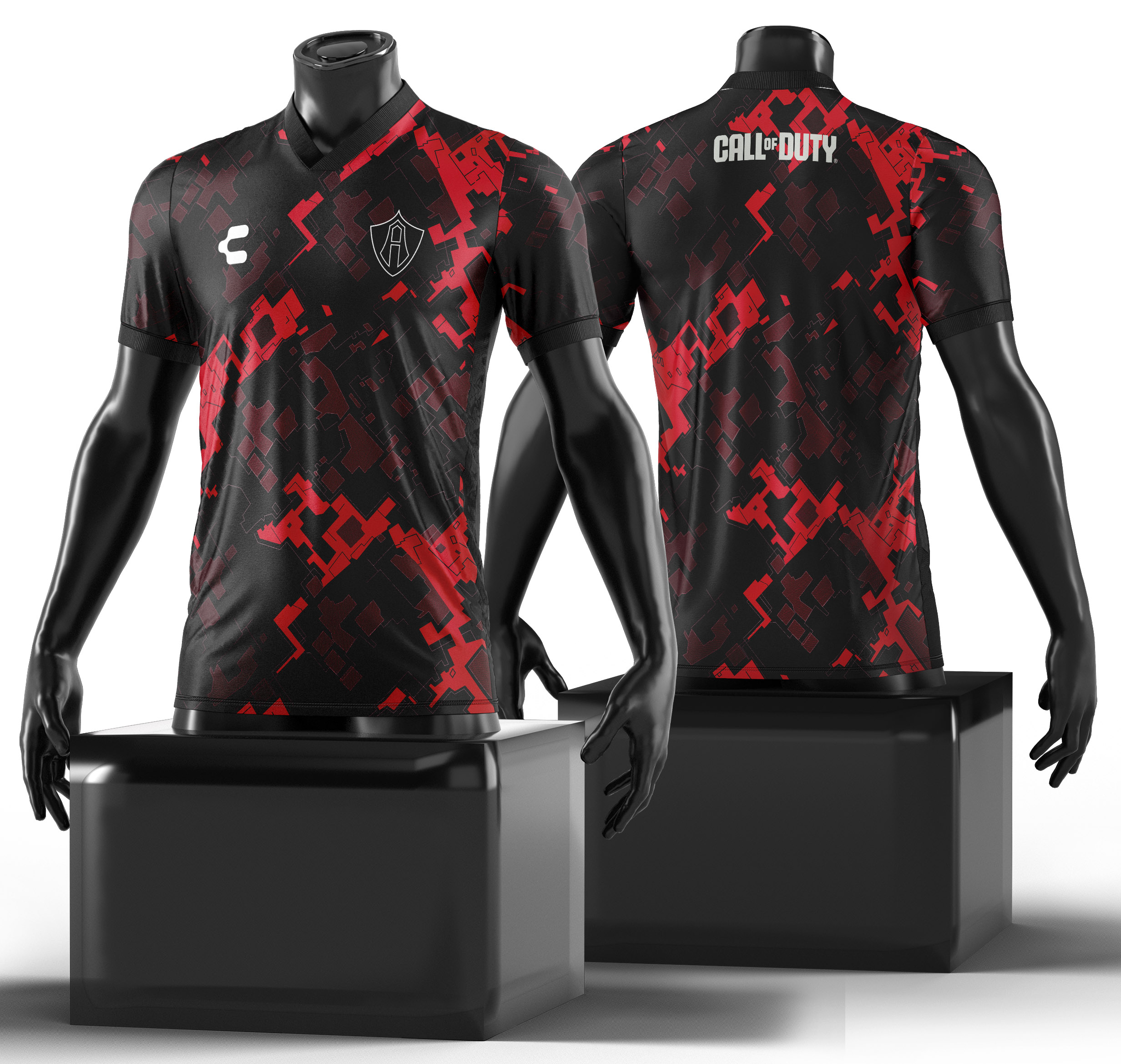 Arte Vetor Camisa Atlas Call of Duty x Charly